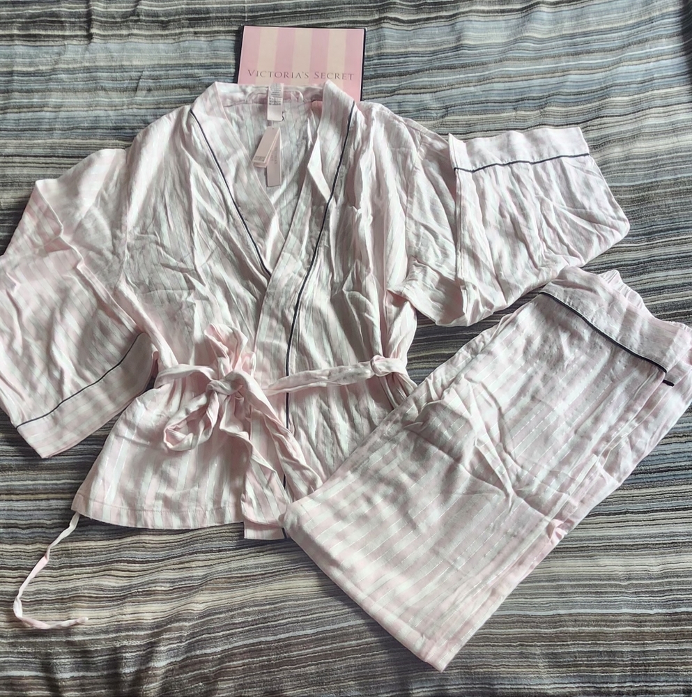 Victoria Secret Wrap Flannel PJ set Size XXL NWT - Picture 7 of 15